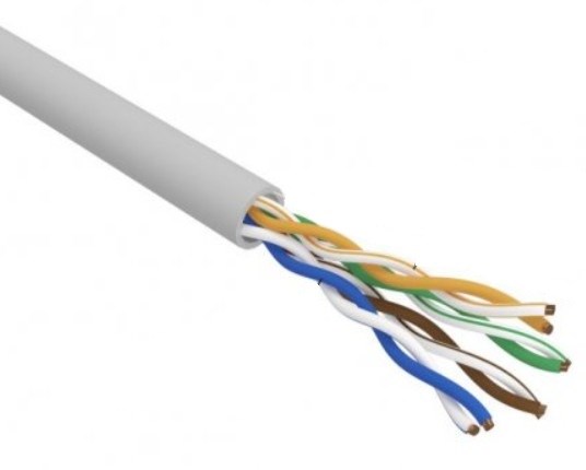 Кабель витая пара U/UTP 5 кат. 4 пары Rexant 02-0005-R 137661