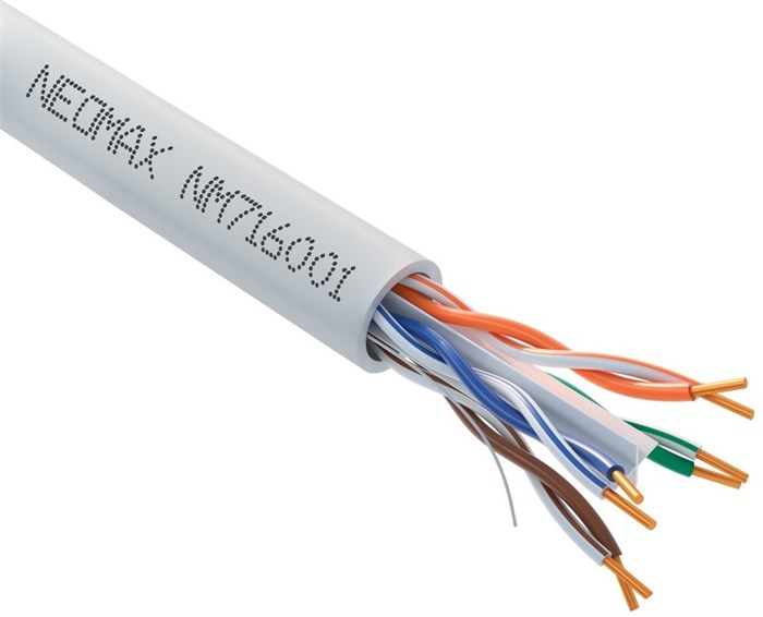 Кабель витая пара U/UTP 6 кат. 4 пары Neomax NM716001 137675