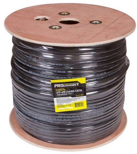 Кабель витая пара F/UTP 5e кат. 4 пары PROconnect 01-0155 137703