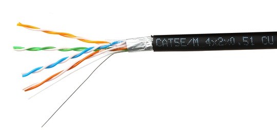 Кабель витая пара F/UTP 5e кат. 4 пары SkyNet CSP-FTP-4-CU-OUTR 137704