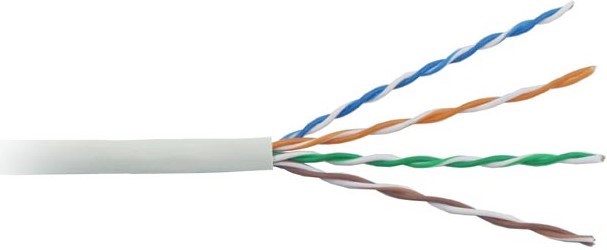 Кабель витая пара U/UTP 5e кат. 4 пары Lanmaster LAN-5EUTP-LSZH-WH 137706