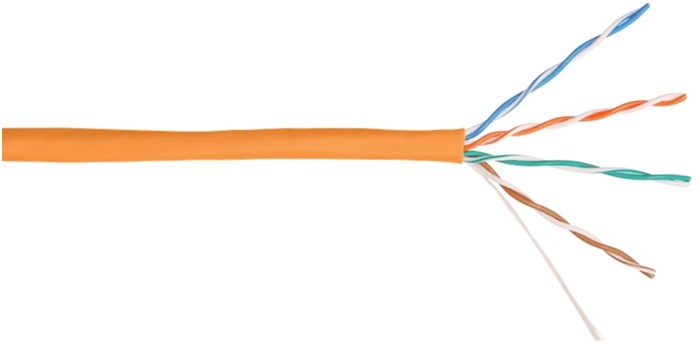 Кабель витая пара U/UTP 5e кат. 4 пары NikoMax NMC 2100C-OR 137718