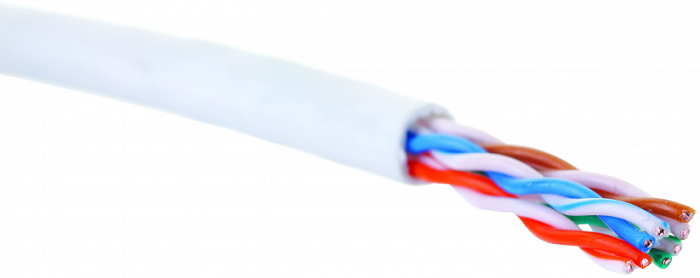 Кабель витая пара U/UTP 5e кат. 4 пары Eurolan 19C-U5-12WT-B305 137887