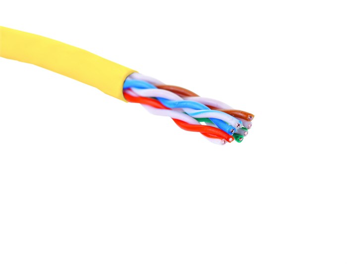 Кабель витая пара U/UTP 5 кат. 4 пары Eurolan 19C-U5-12YL-B305 137889