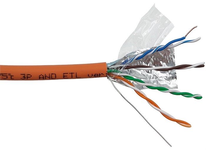 Кабель витая пара F/UTP 5e кат. 4 пары Lanmaster LAN-5EFTP-HFLT-OR 137919