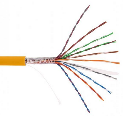 Кабель витая пара U/UTP 5 кат. 10 пар Netlan EC-UU010-5-LSZH-OR-3 137966