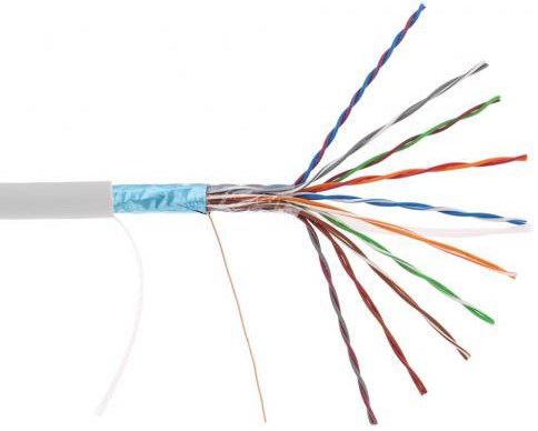 Кабель витая пара F/UTP 5e кат. 10 пар Netlan EC-UF010-5-PVC-GY-3 137987