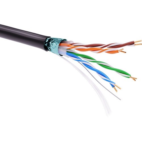 Кабель витая пара F/UTP 5e кат. 4 пары DKC RN5EFUKPEBK 138007
