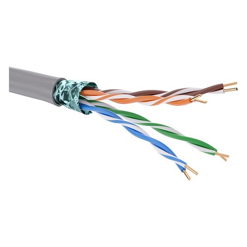 Кабель витая пара F/UTP 5e кат. 4 пары DKC RN5EFUK03GY 138095