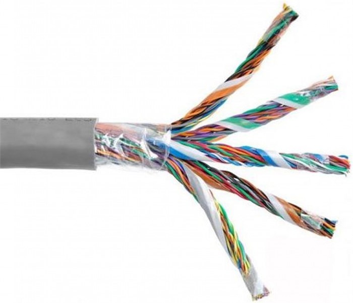 Кабель витая пара U/UTP 5 кат. 50 пар Netlan EC-UU050-5-PVC-GY-3 138158