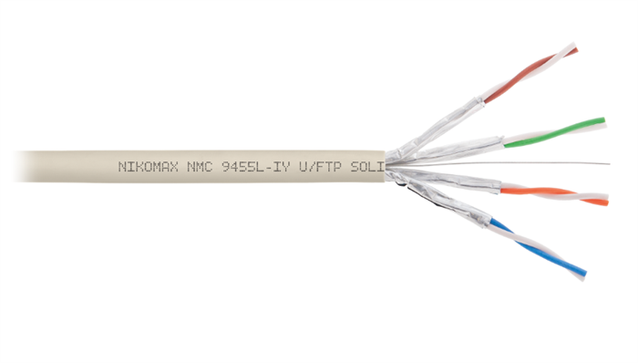 Кабель витая пара U/FTP 6a кат. 4 пары NikoMax NMC 9455L-IY 138170