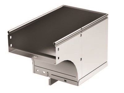 Угол верт. вниз 90°, левый переходник  DKC 37122K 138923