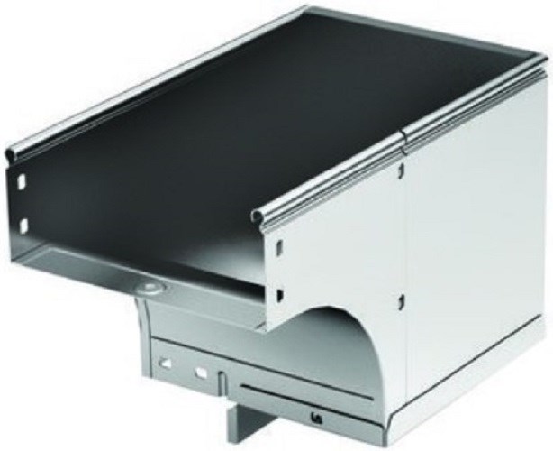 Угол верт. вниз 90°, левый переходник  DKC 37652KHDZ 139204