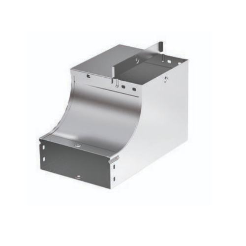 Угол верт. вверх 90°, правый переходник  DKC 37044KZL 139223