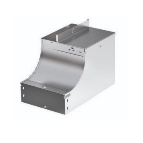 Угол верт. вверх 90°, левый переходник  DKC 37066KZL 139332