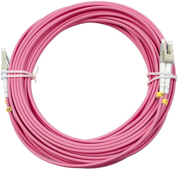 Патч-корд волоконно-оптический Cabeus FOP-50-OM4-LC-LC-15m 139780