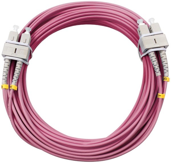 Патч-корд волоконно-оптический Cabeus FOP-50-OM4-SC-SC-20m 139806