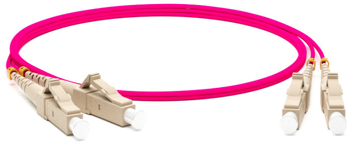 Патч-корд волоконно-оптический Hyperline FC-D2-504-LC/PR-LC/PR-H-10M-LSZH-MG 139913
