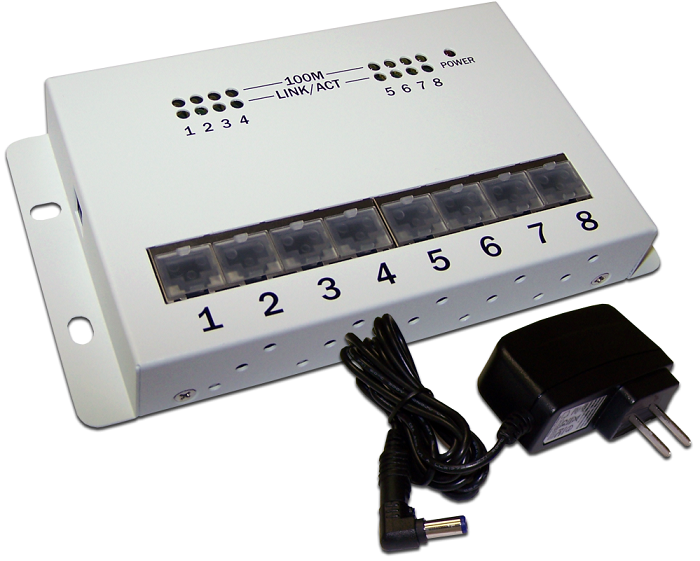 Концентратор  Lanmaster LAN-HCS-HUB8 140105