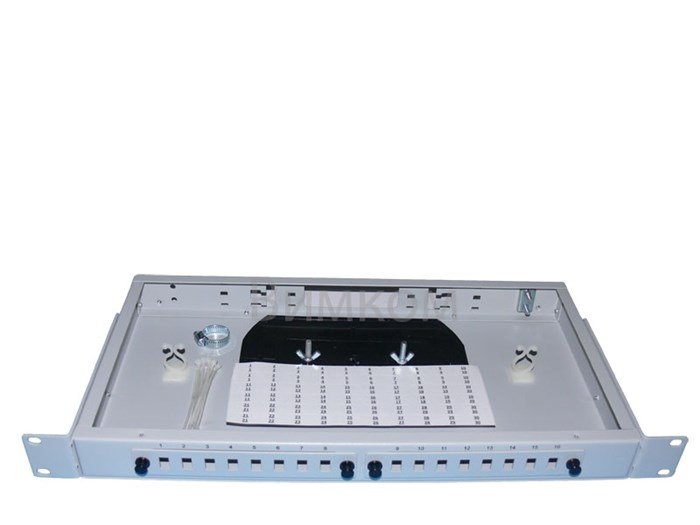 Кросс оптический стоечный  Vimcom СКРУ-1U19-A16/24-LC 140122