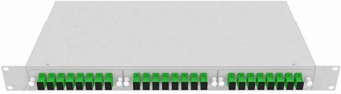 Кросс оптический стоечный  Vimcom СКРУ-1U-24SC/А-SM-24AD+24PT/G-GR 140138