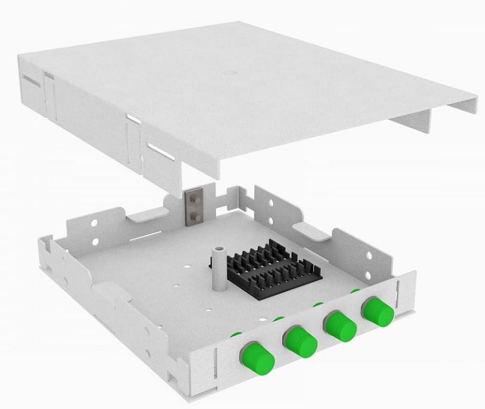 Кросс оптический настенный  TopLAN КРНМ-Top-04FC/A-OS2-GY 140155