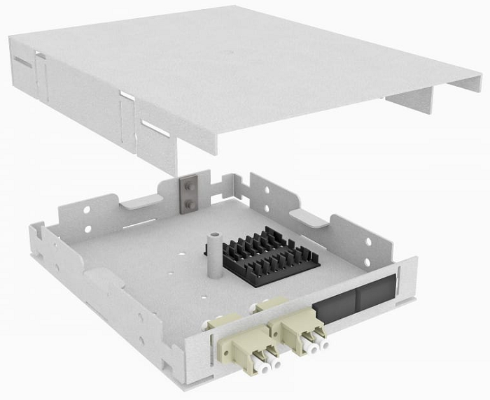 Кросс оптический настенный  TopLAN КРНМ-Top-04LC/U-OM2-GY 140165