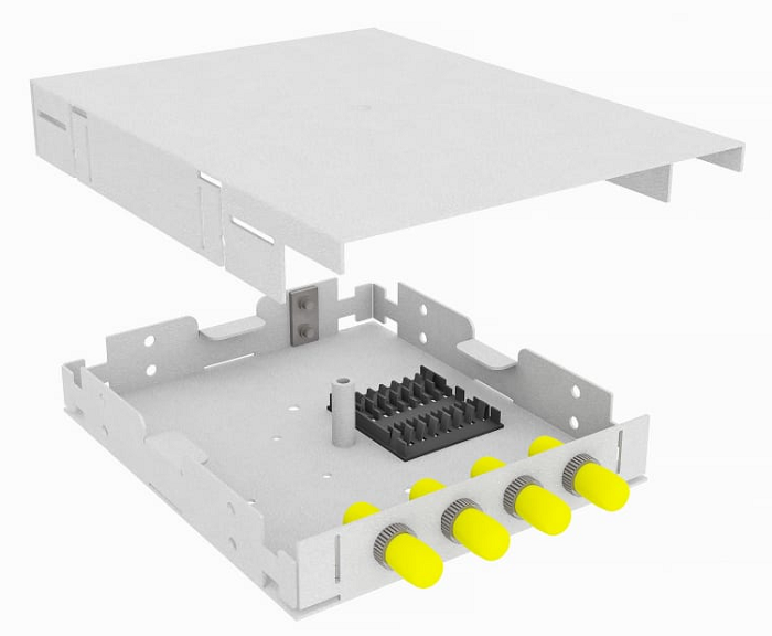 Кросс оптический настенный  TopLAN КРНМ-Top-04ST/U-OM2-GY 140166