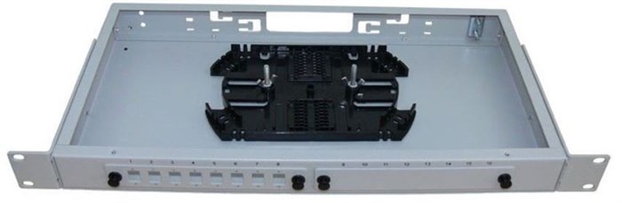 Кросс оптический стоечный  Vimcom СКРУ-1U19-A8-LC-(4AD-DLC-MM+8PT-MM50(ОМ4)-LC-1) 140181