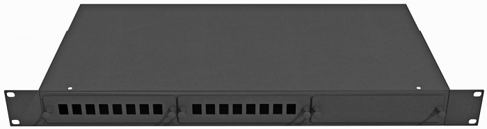 Кросс оптический стоечный  TopLAN КРС-Top-1U-16SC/DLC-BK 140201