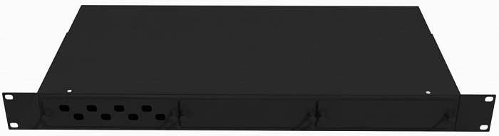 Кросс оптический стоечный  TopLAN КРС-Top-1U-08FC/ST-BK 140209