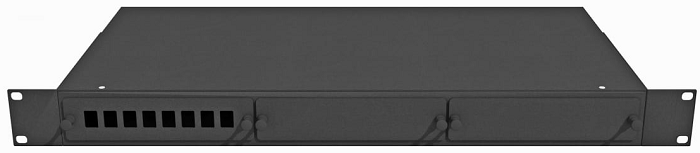Кросс оптический стоечный  TopLAN КРС-Top-1U-08SC/DLC-BK 140210