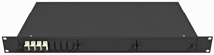 Кросс оптический стоечный  TopLAN КРС-Top-1U-04SC/U-OM2-BK 140229