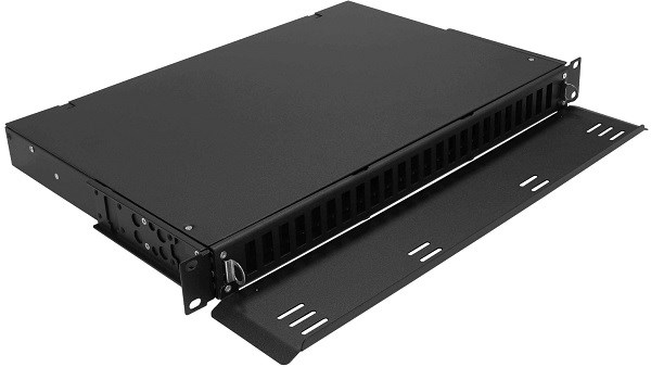 Кросс оптический стоечный 19" выдвижной 1U TELCORD КС-П-24QLC-1U-BK-24SC/SM-d-48SC/U-SM-3КВ 140261