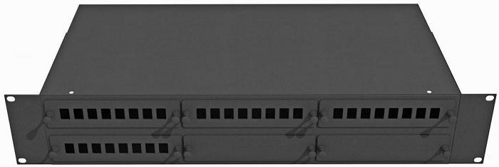 Кросс оптический стоечный  TopLAN КРС-Top-2U-32SC/DLC-BK 140285