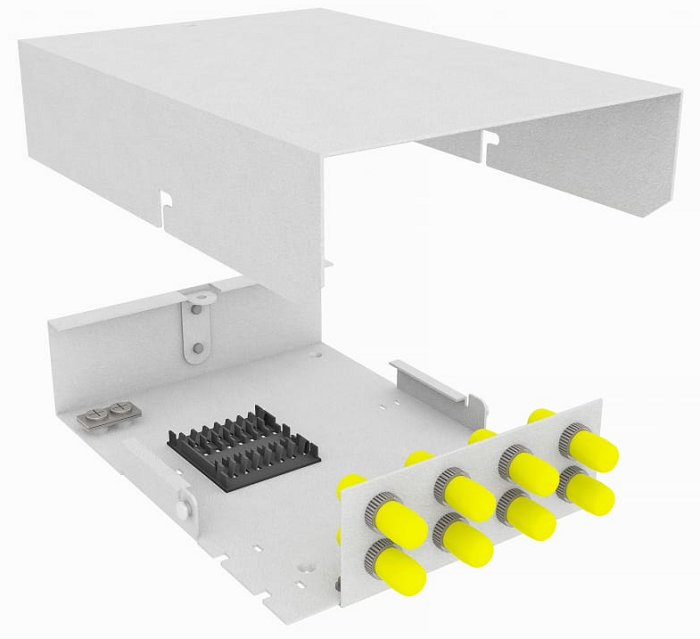 Кросс оптический настенный  TopLAN КРНМ-Top-08ST/U-OM2-GY 140287