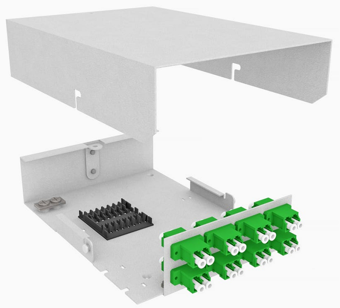 Кросс оптический настенный  TopLAN КРНМ-Top-16LC/A-OS2-GY 140362