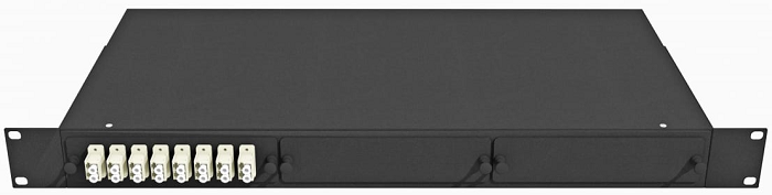 Кросс оптический стоечный  TopLAN КРС-Top-1U-16LC/U-OM2-BK 140368