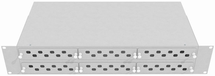 Кросс оптический стоечный  TopLAN КРС-Top-2U-48FC/ST-GY 140395