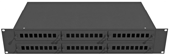 Кросс оптический стоечный  TopLAN КРС-Top-2U-48SC/DLC-BK 140398