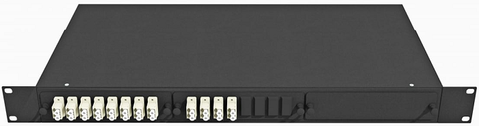 Кросс оптический стоечный  TopLAN КРС-Top-1U-24LC/U-OM2-BK 140403