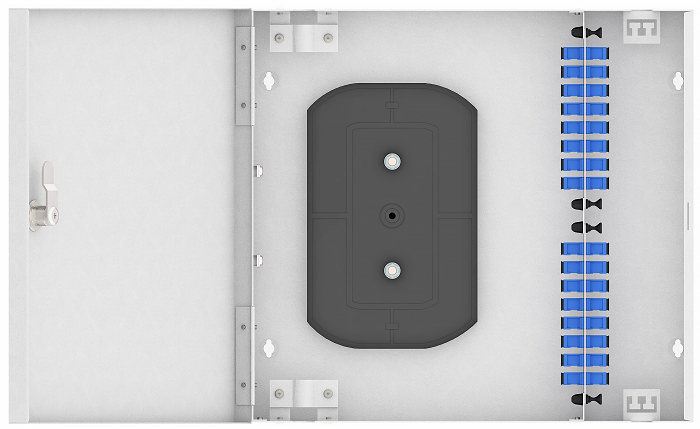 Кросс оптический настенный  TopLAN КРН-Top-16SC/U-OS2-GY 140407