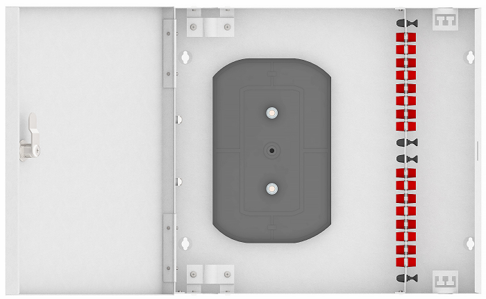 Кросс оптический настенный  TopLAN КРН-Top-16ST/U-OS2-GY 140409