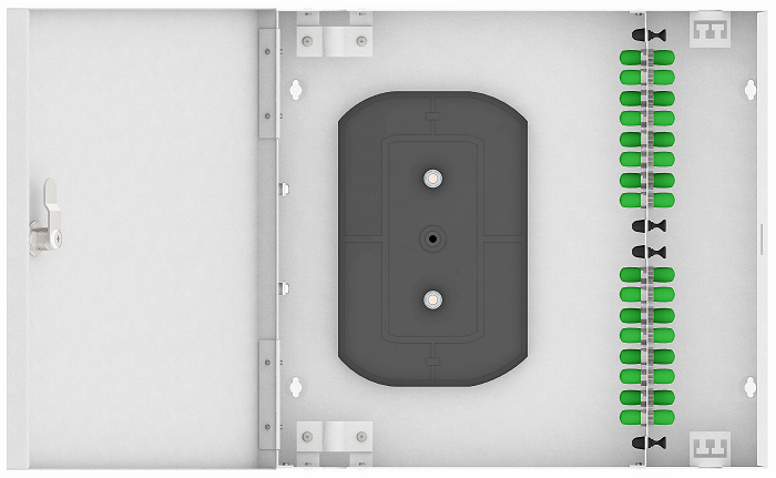 Кросс оптический настенный  TopLAN КРН-Top-16ST/A-OS2-GY 140412