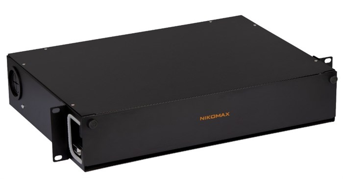 Кабельный организатор  NikoMax NMC-OKFP-SL-2U-BK 140423