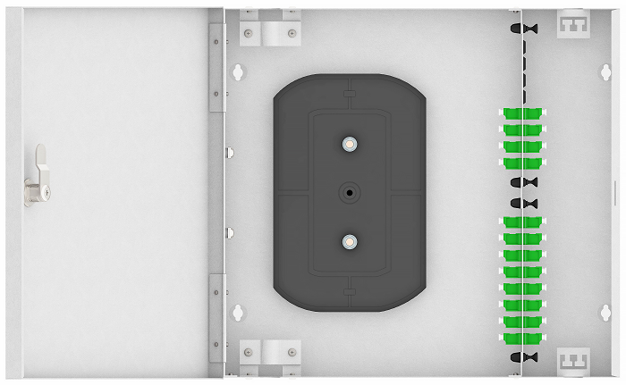 Кросс оптический настенный  TopLAN КРН-Top-24LC/A-OS2-GY 140439