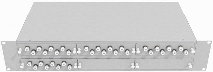 Кросс оптический стоечный  TopLAN КРС-Top-2U-32FC/U-OM2-GY 140444