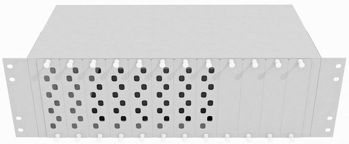 Кросс оптический стоечный  TopLAN КРС-Top-3U-64FC/ST-GY 140458