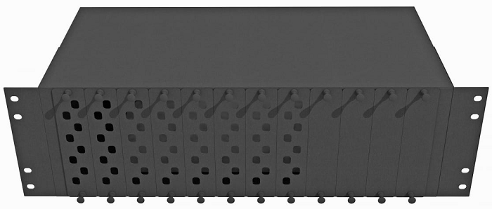 Кросс оптический стоечный  TopLAN КРС-Top-3U-64FC/ST-BK 140459