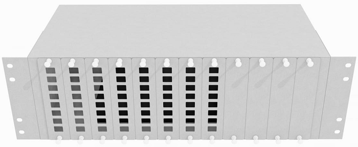 Кросс оптический стоечный  TopLAN КРС-Top-3U-64SC/DLC-GY 140460